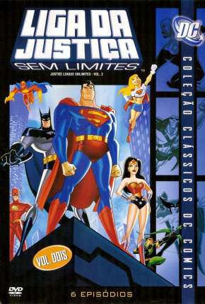 Desenho Liga da Justiça Sem Limites 1ª até 5ª Temporada (2004) para Download em Torrent
